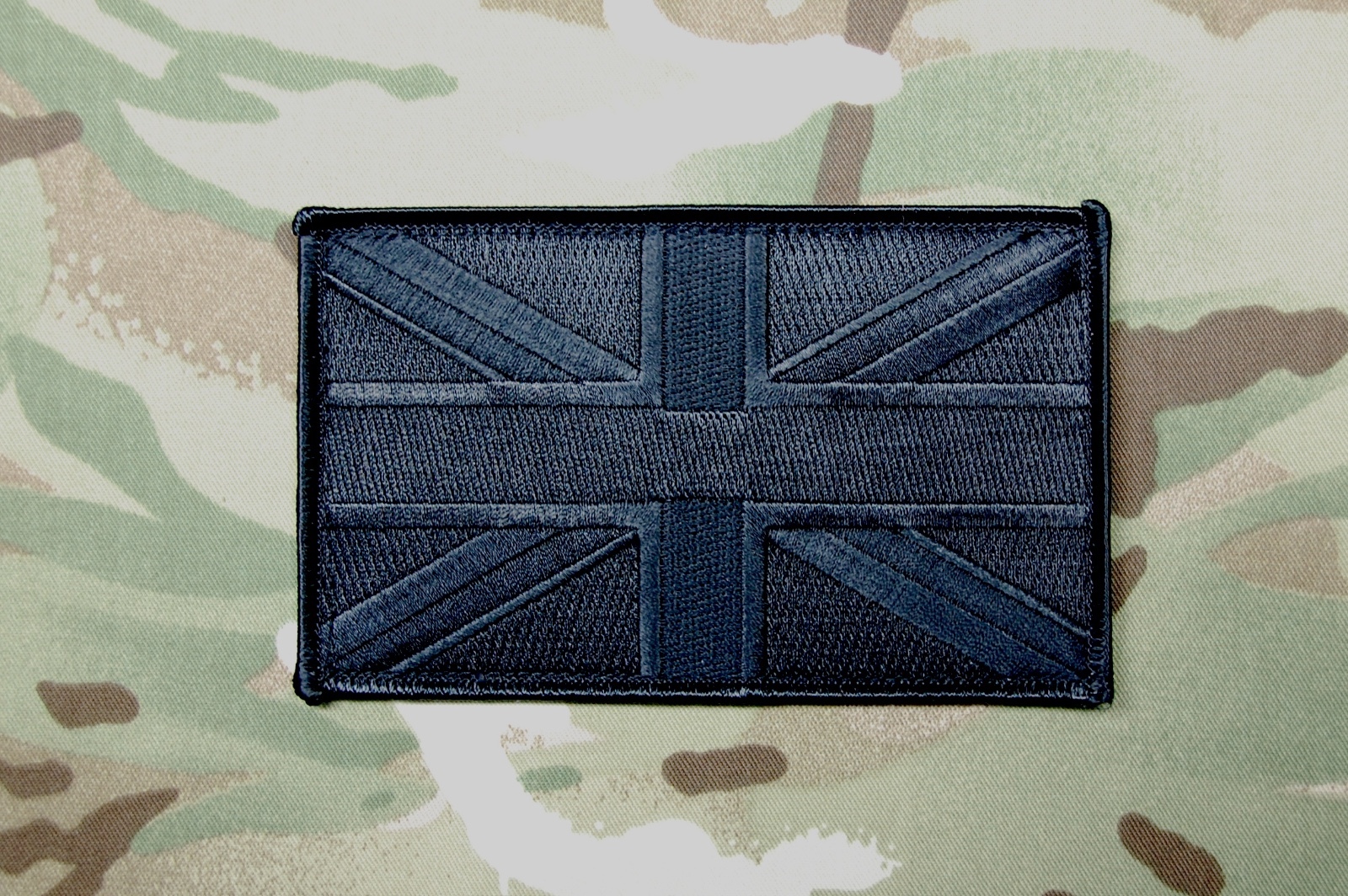 Blackout Large UK Flag Patch 5" x 3" SAS SBS SRR SFSG USKSF Police Ghost SWAT