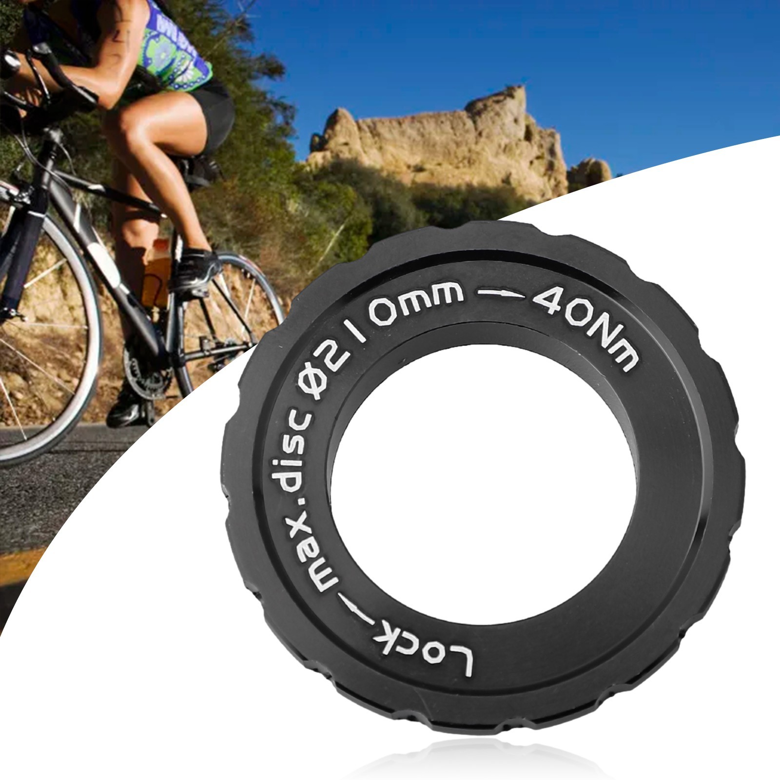 Lightweight 9 12 15MM Axle Center Lock Cover for Middle Lock Installation