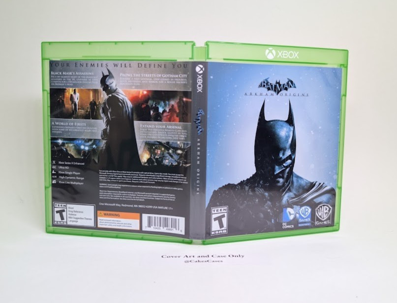 Batman Arkham Origins - Xbox X / Xbox One Empty Replacement Case (No Game)