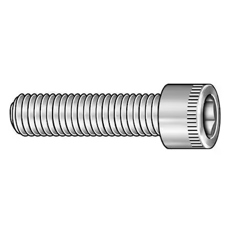 3/8"-24 Socket Head Cap Screw, Socket, Black Oxide Alloy Steel, 1-1/2 In