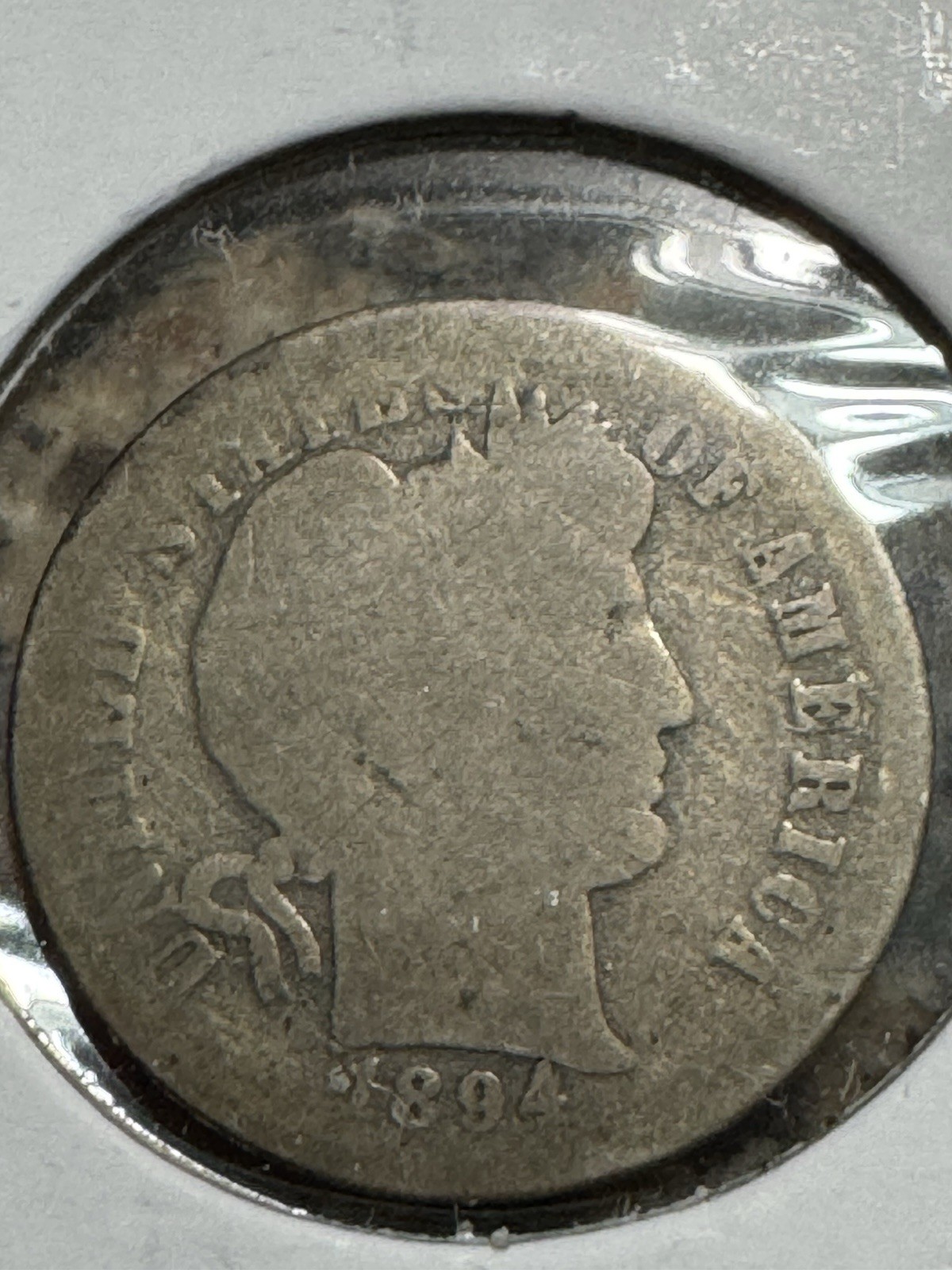 1894-o Barber Dime, Much Better Date, Free Shipping