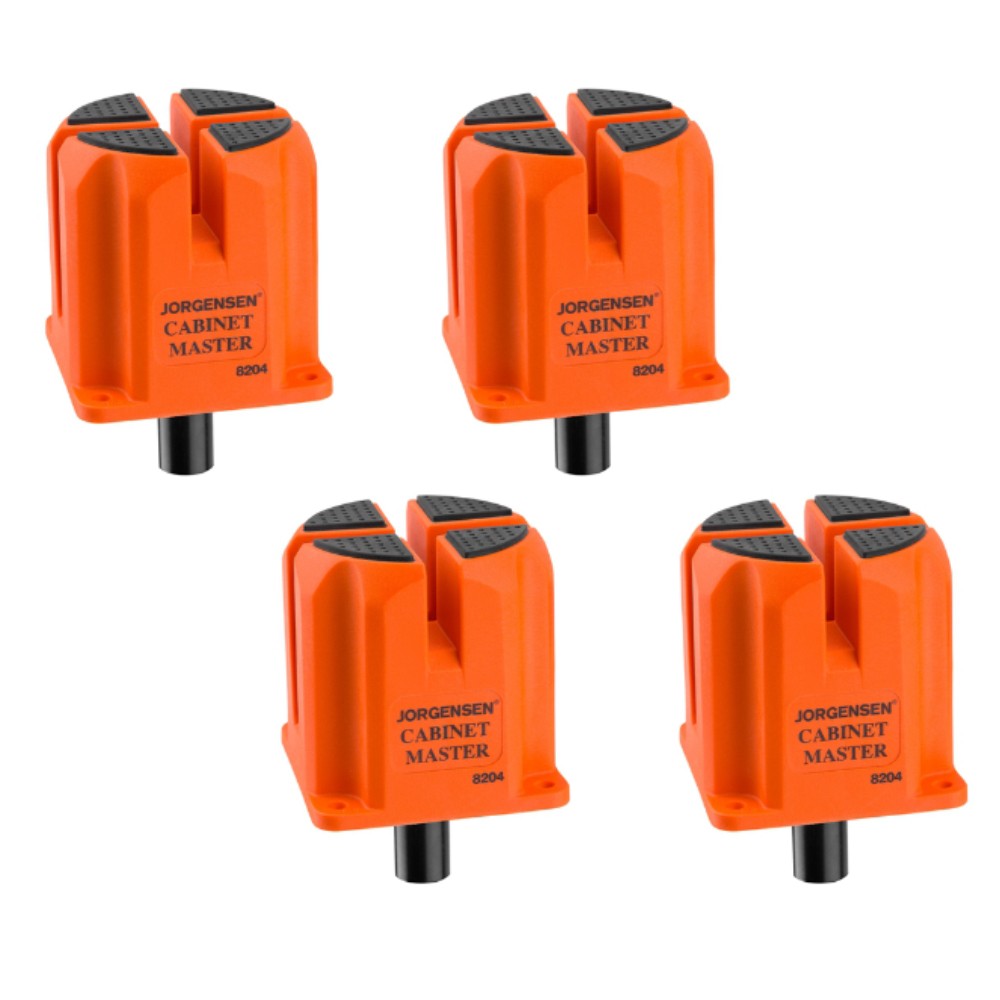 Jorgensen 3-in-1 Support Block Cabinet Master Parallel Clamp Accessory 4-Pack US