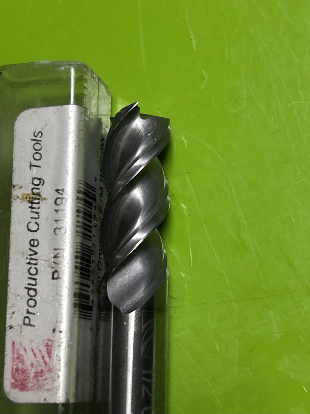 USED NIAGARA 1/2" 61655 Solid Carbide 3FL End Mill D047 (I23)