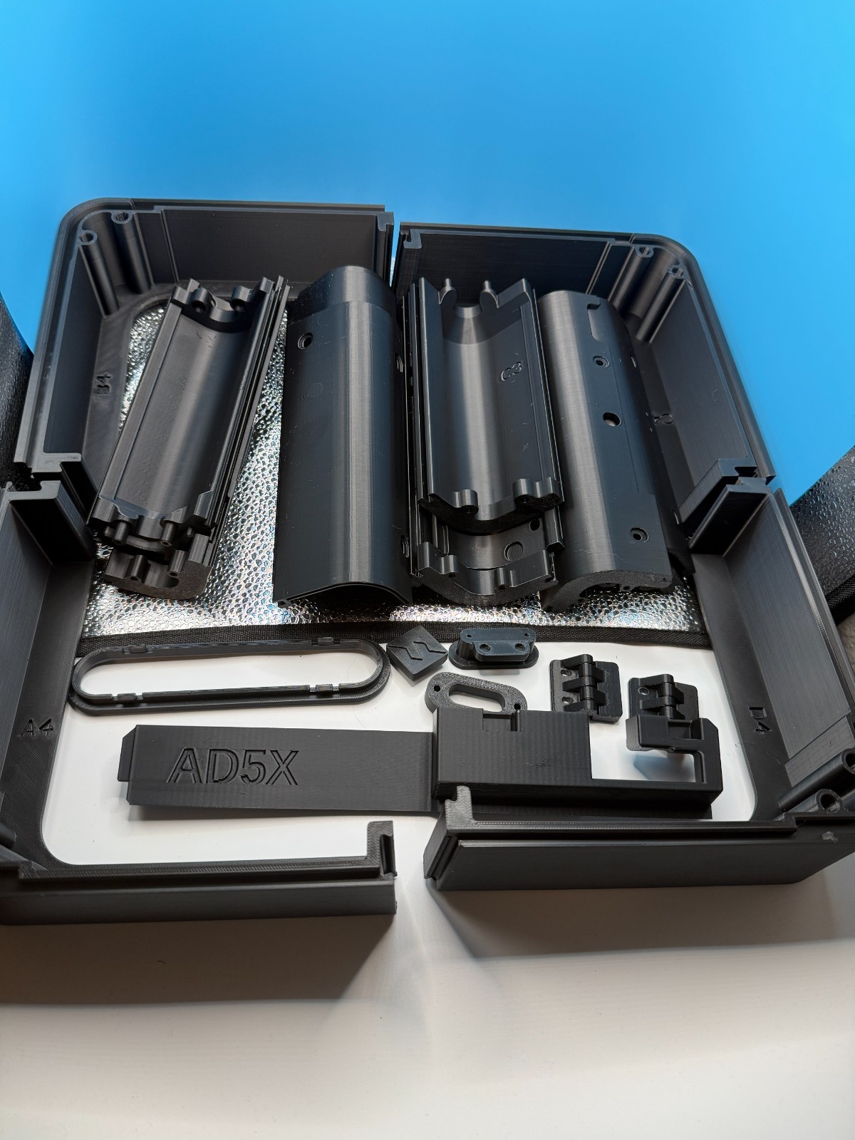 Flashforge ad5x Enclosure Printed Parts - Matte Black PETG
