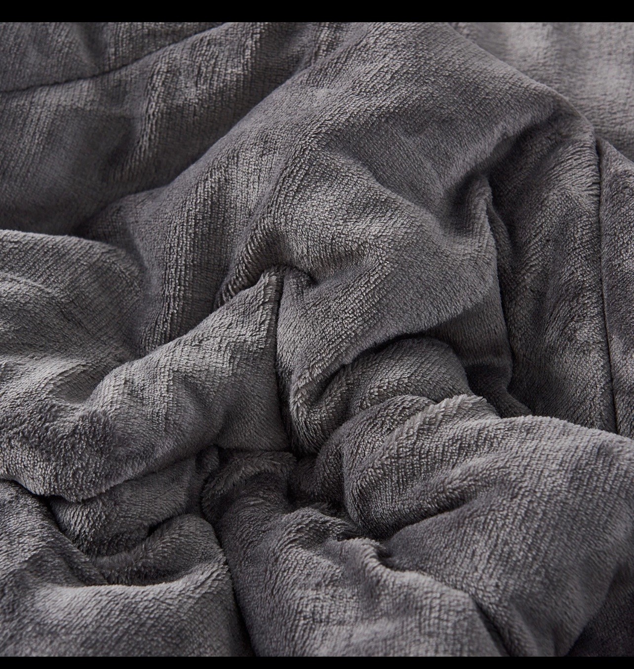 Ultra Soft Queen Size “Solid Gray” Heavy Thick 3pcs Borrego Sherpa Blanket Set