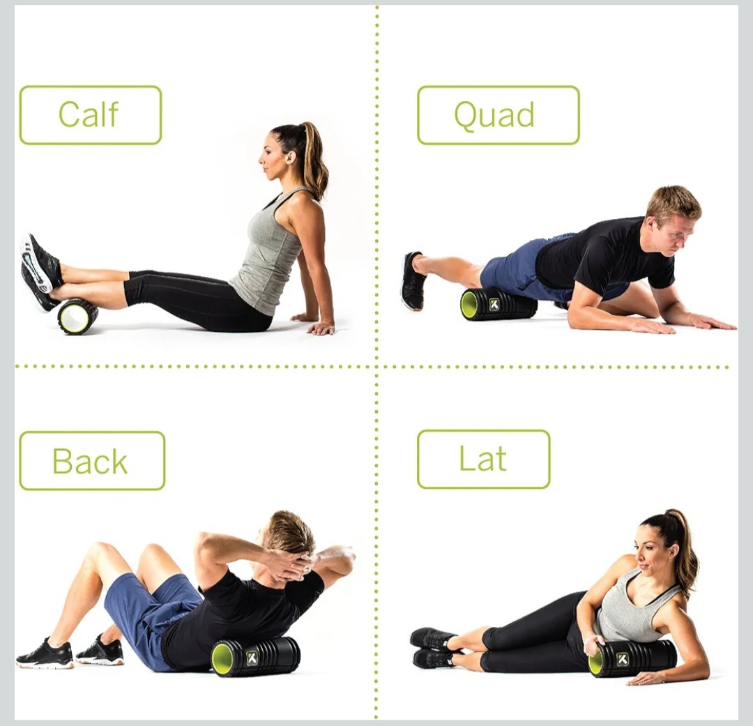 TriggerPoint Grid 1.0 Foam Roller - 13" Multi-Density Massage Roller for Deep...