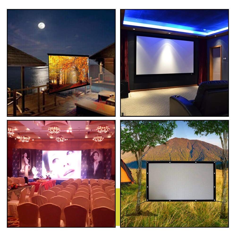 200 Inch 16:9 Foldable Big Size Portable Projector Screen Outdoor