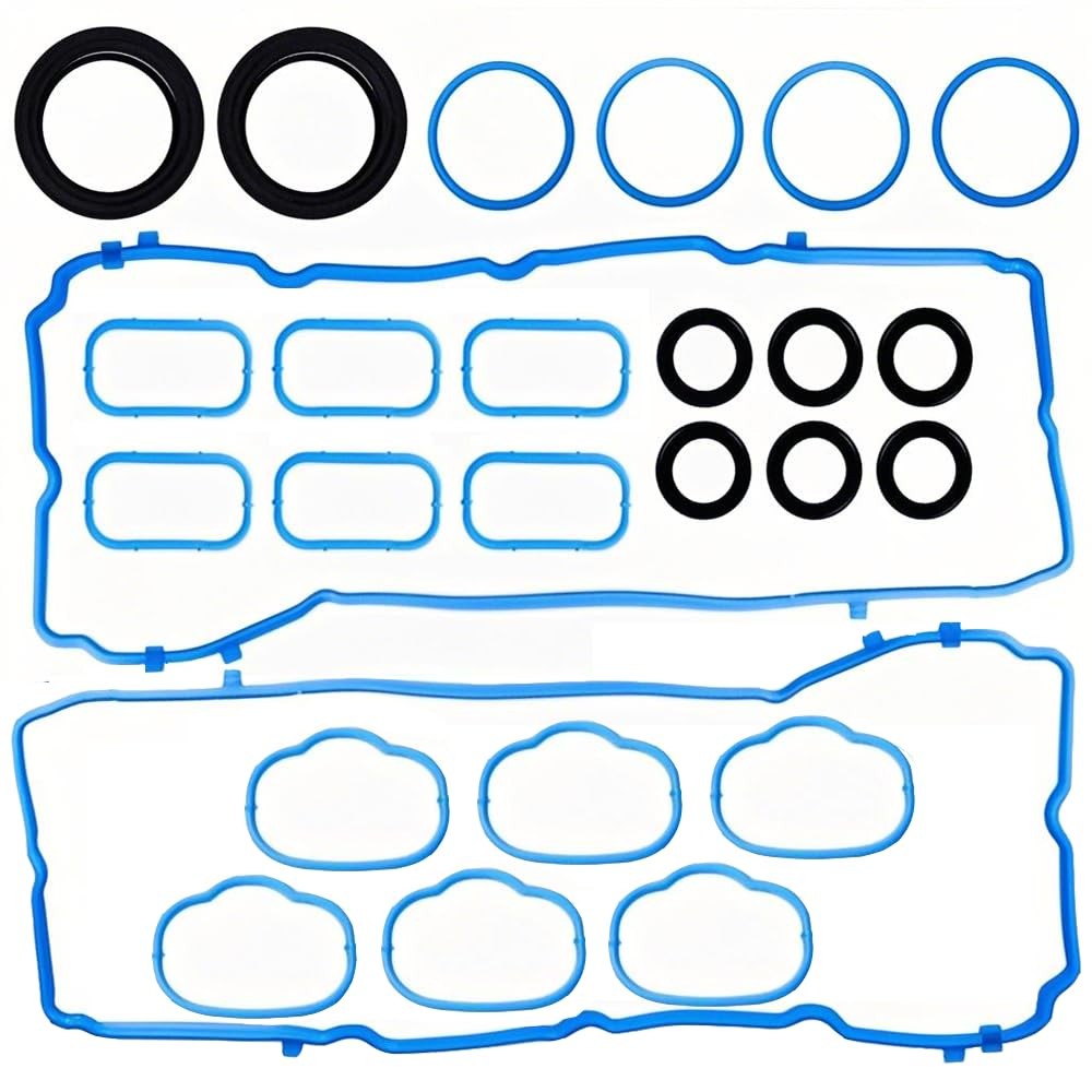 3.6L High-Performance Valve Cover Gasket Set + Intake Manifold Set...