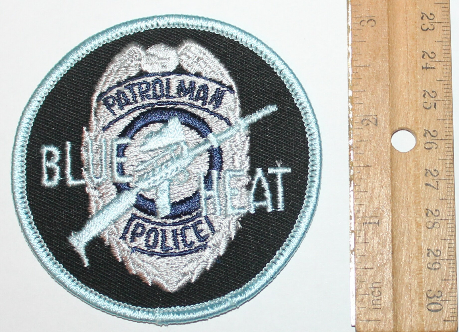 BLUE HEAT Police Patrolman patch