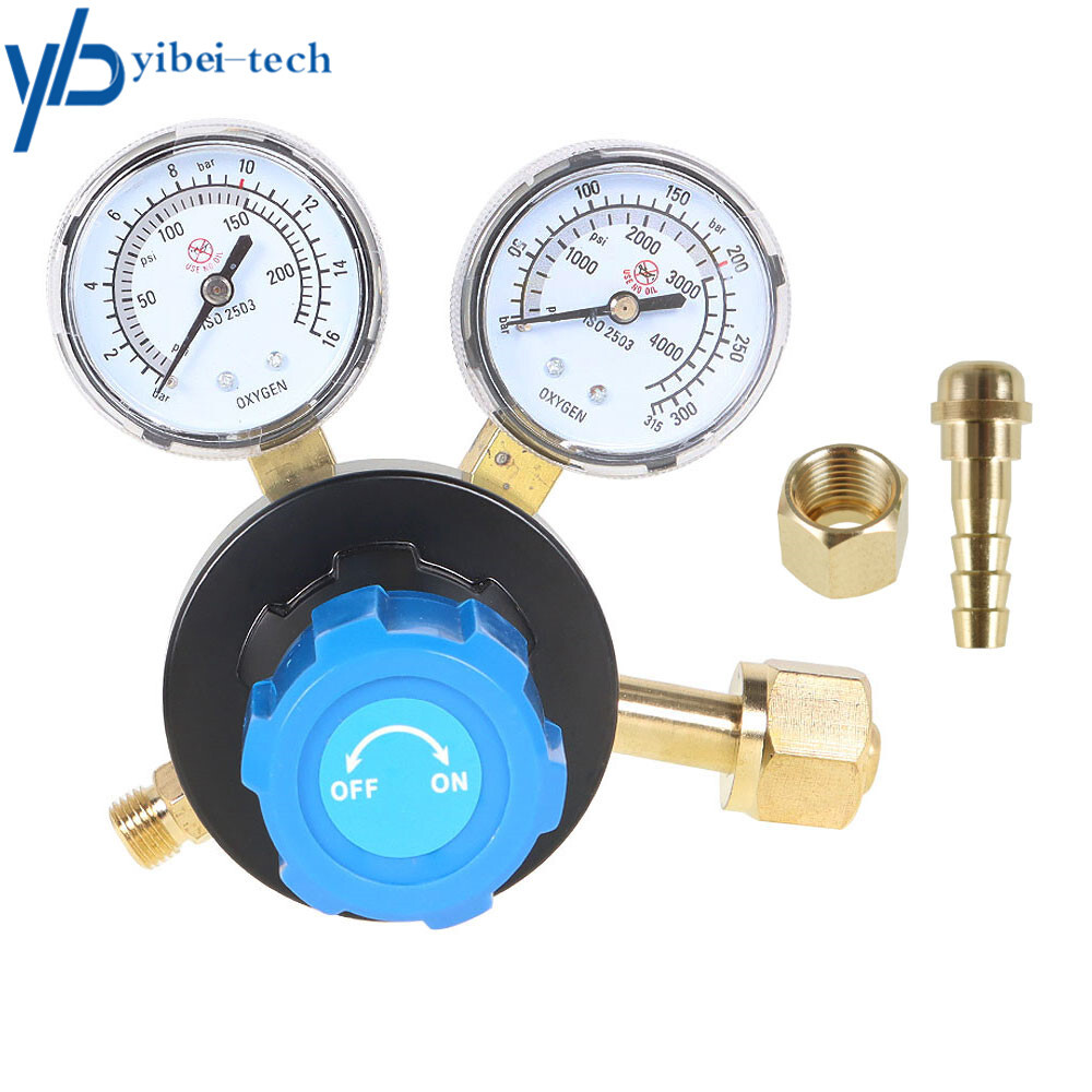1PC Oxygen Medium/Heavy Duty Regulator Welding Gas Gauges CGA540 New