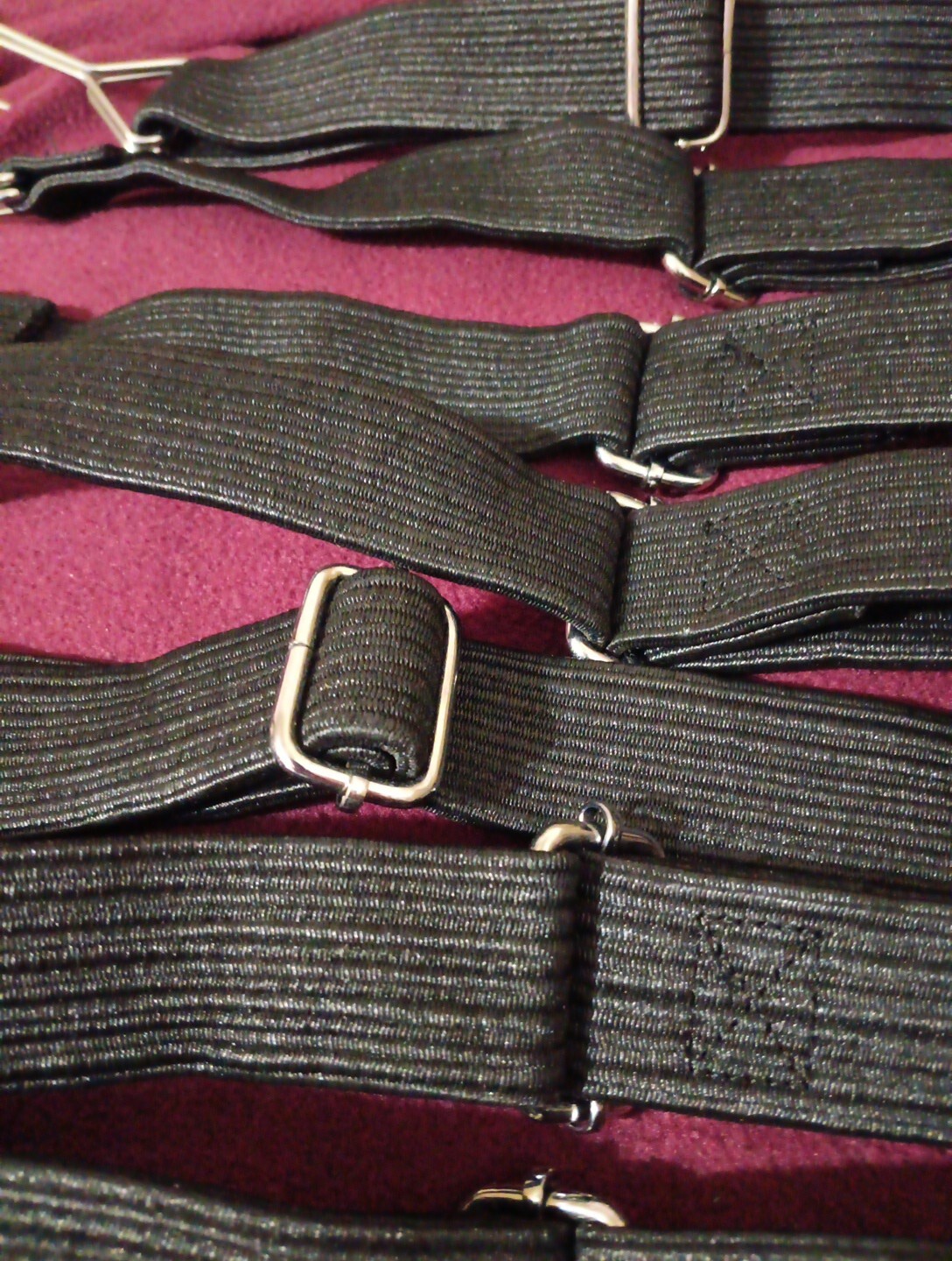 QWORK Truch Bed Straps High Quaity Adjustable 10 Pieces Stainless