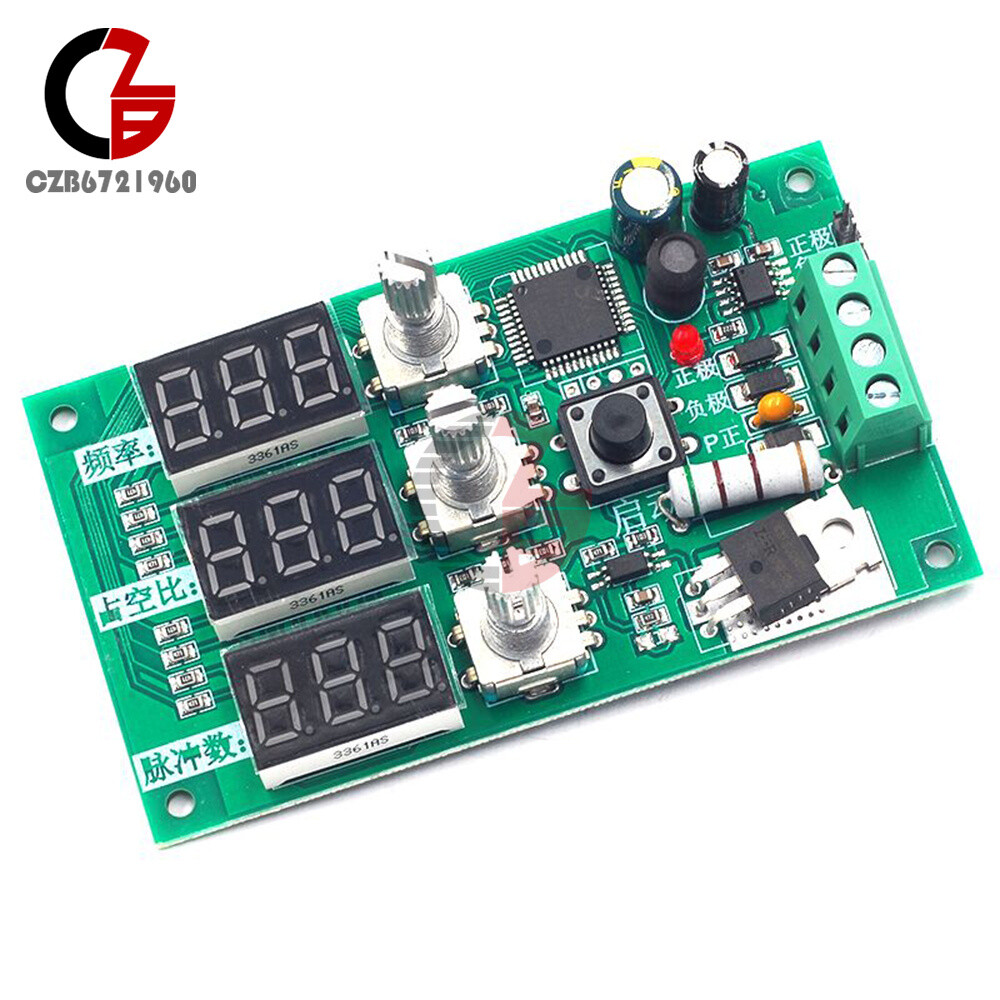 Adjustable PWM Pulse Frequency Duty Cycle Number PWM Dimming Speed Control New