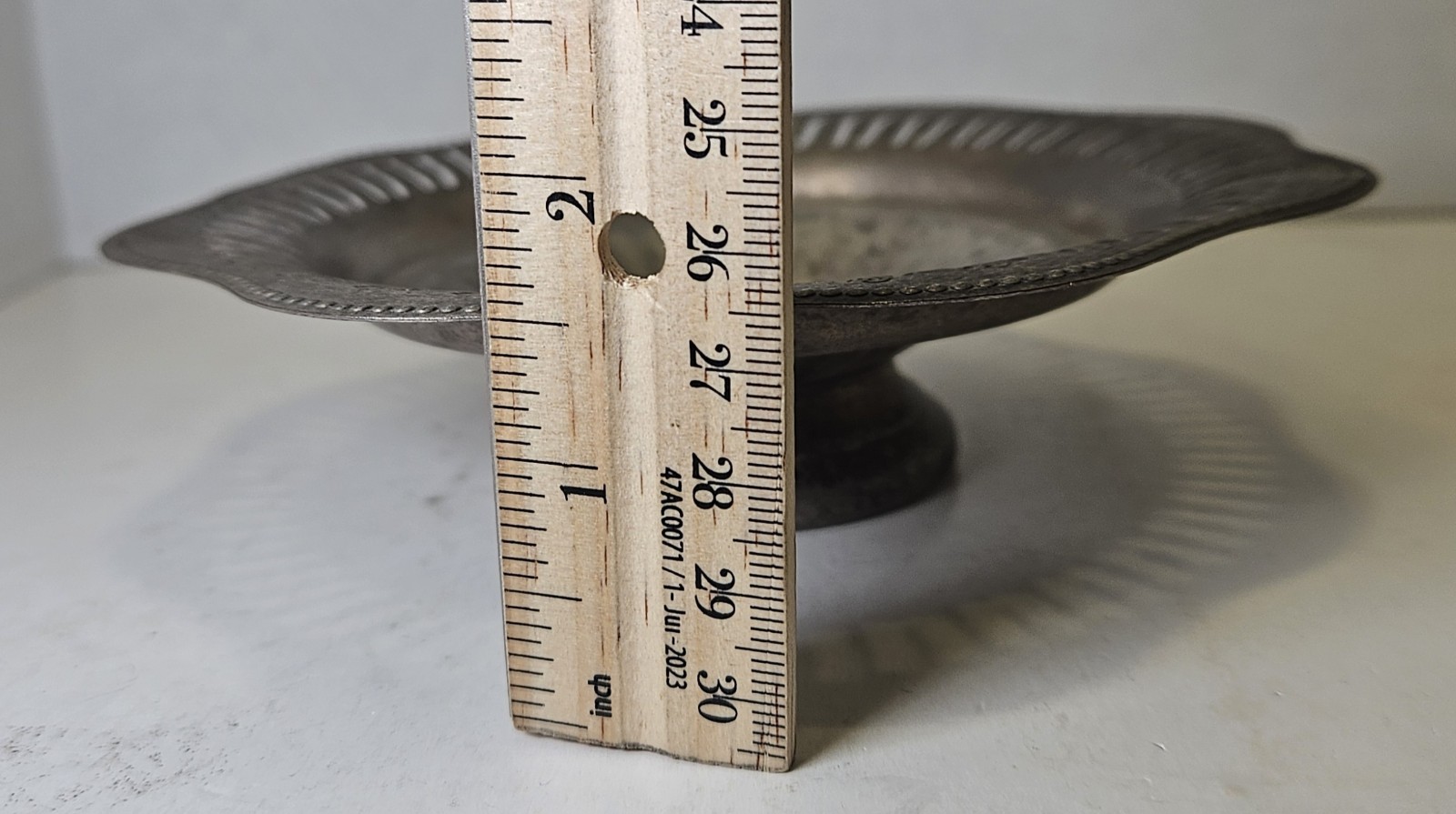 Plated Vintage EP Copper Small Dish Candy 6"