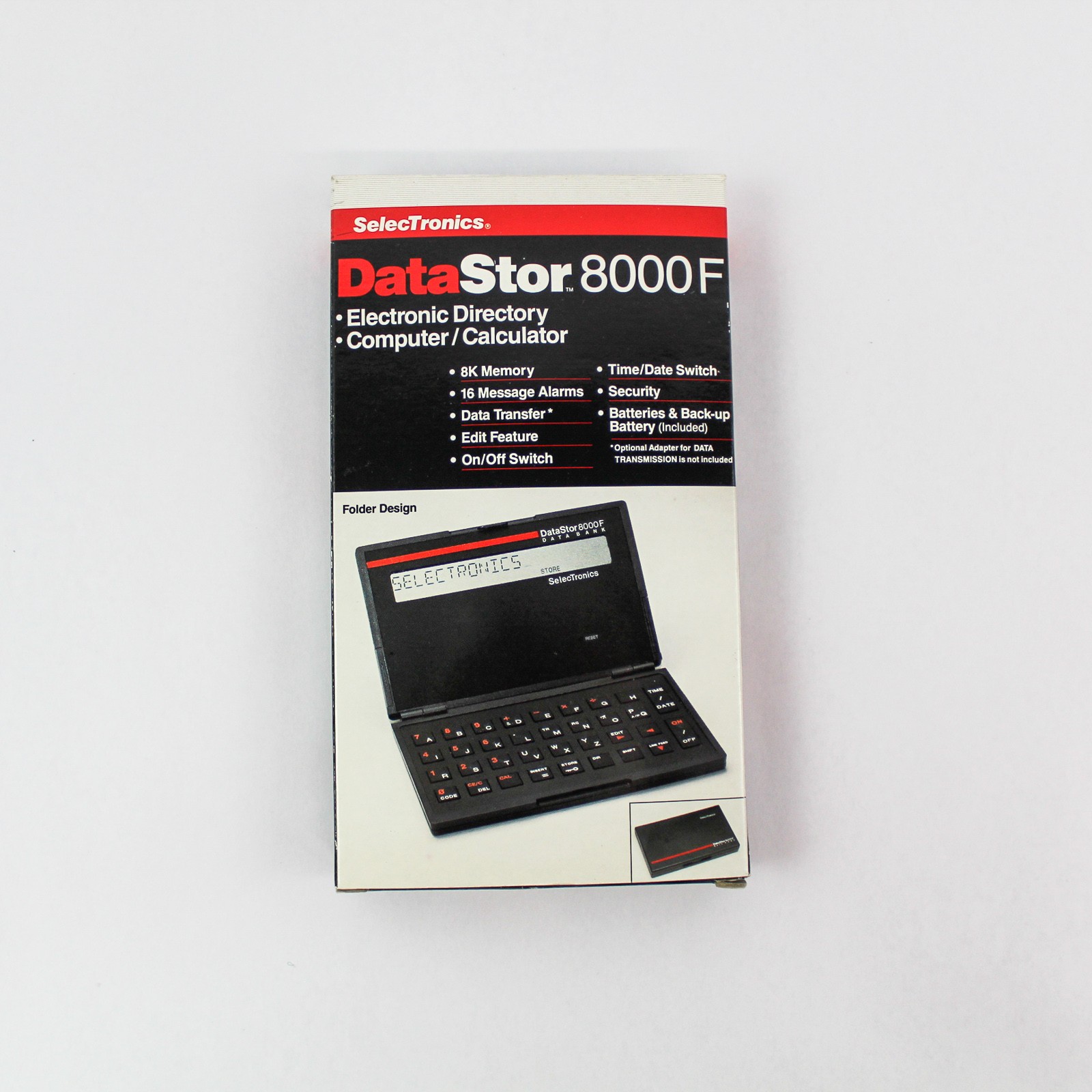 SelecTronics DataStor 8000F Calculator Data Bank 8K Memory Original Box Untested