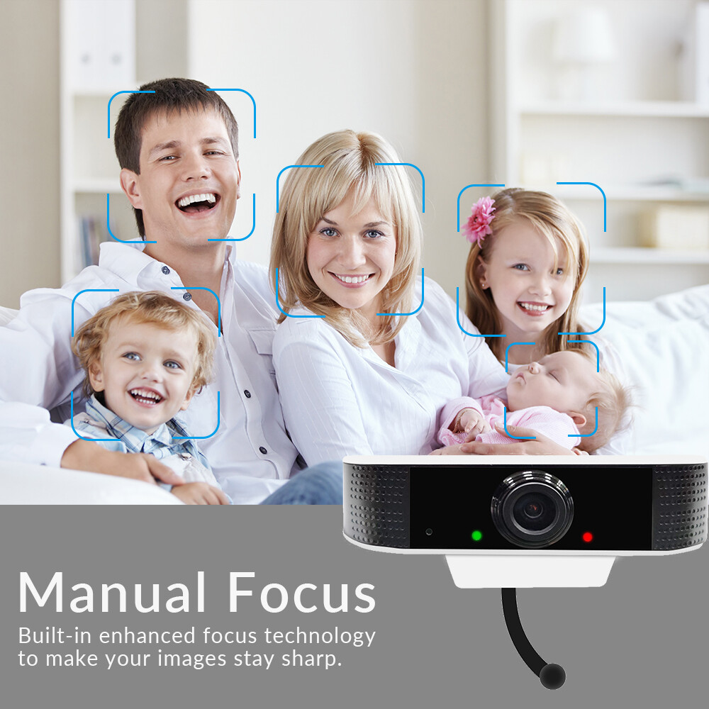 1080P Webcam USB Webcams with Microphone Computers/Laptop/PC Streaming Webcam