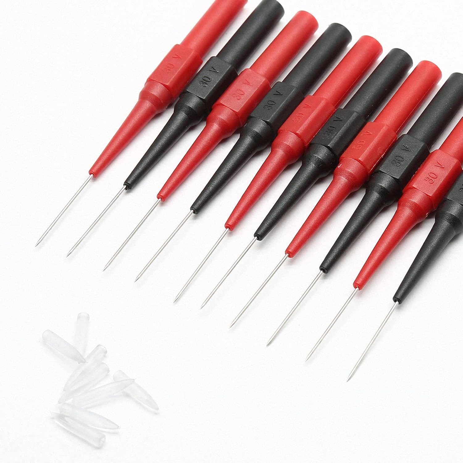 10Pcs 0.7Mm Back Probe Pins, Electrical Needle Probes, Insulation Piercing Pin T