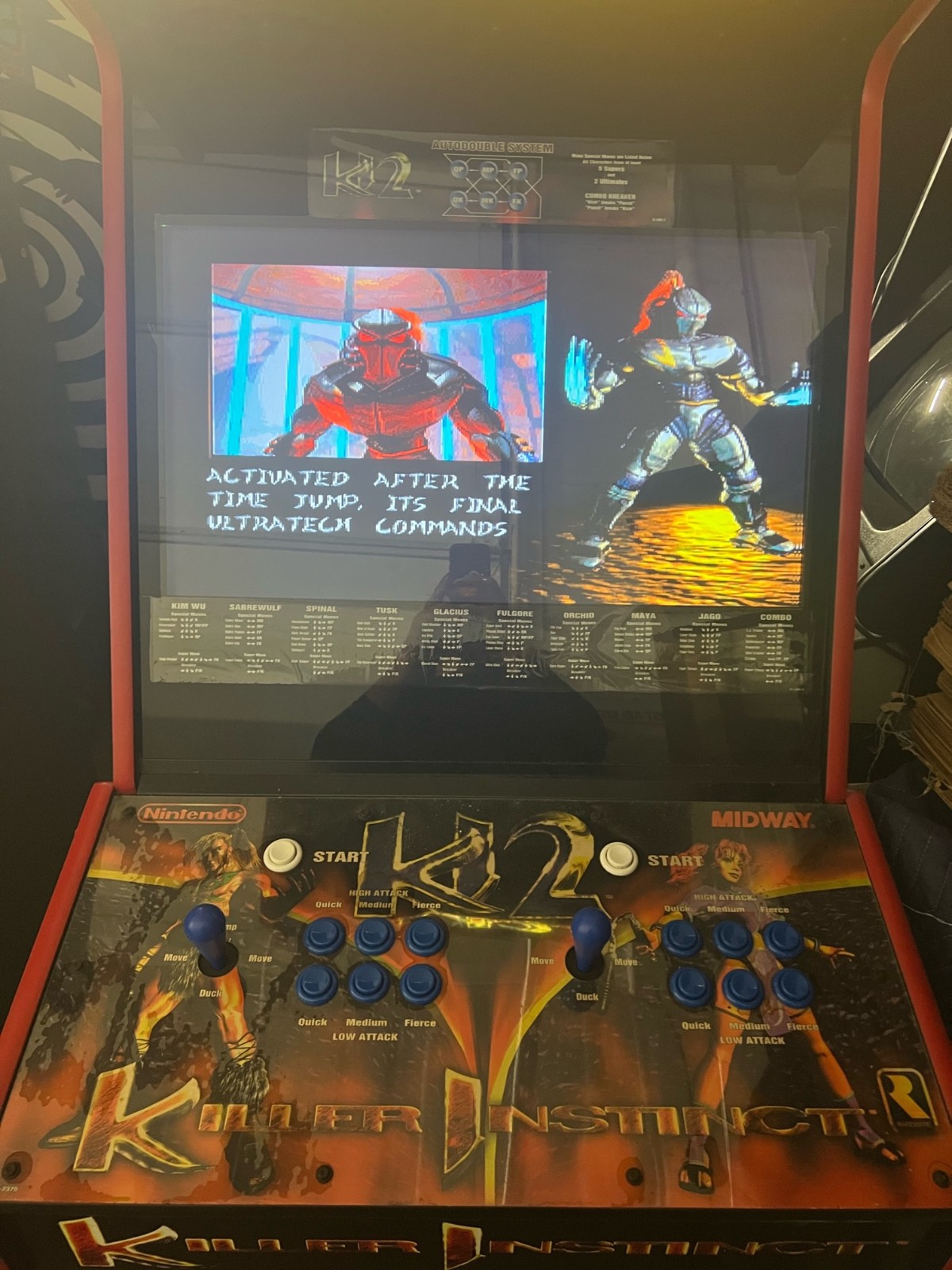 KILLER INSTINCT II ARCADE MACHINE by MIDWAY 1996 (Excellent Condition)