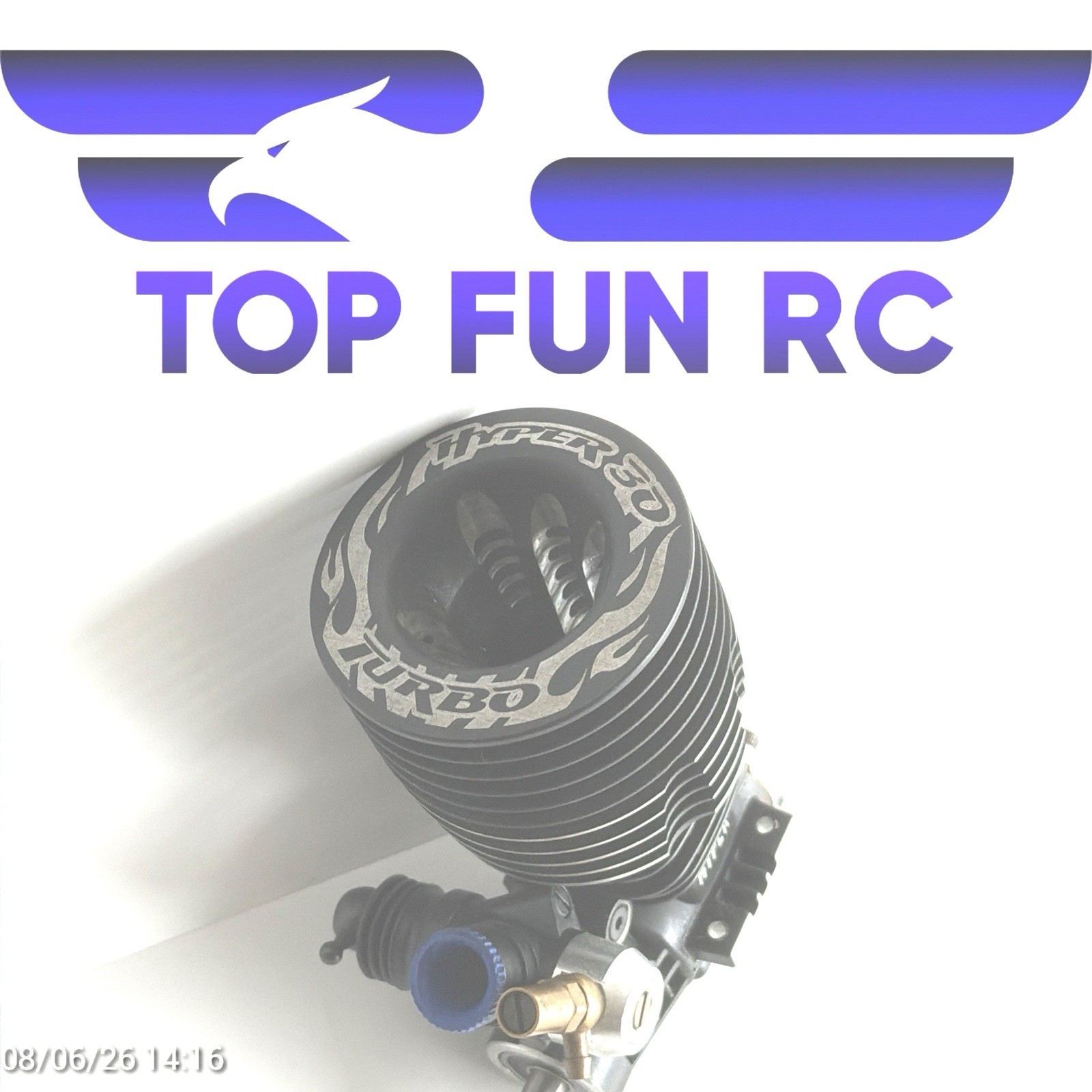 HoBao Hyper 30 Turbo Engine W/O Pull Starter (Backplate) with Turbo Glow Plug