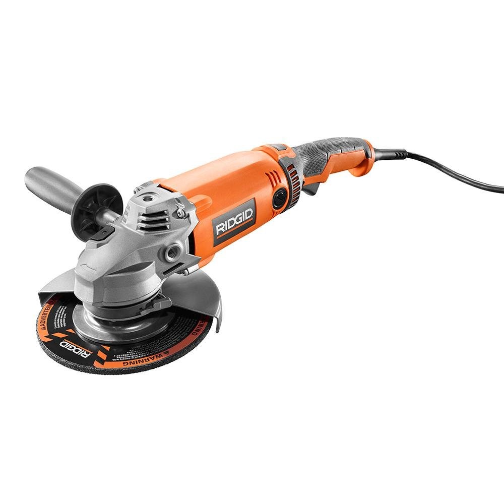 RIDGID 15 AMP Corded 7 in. Twist Handle Angle Grinder R10202