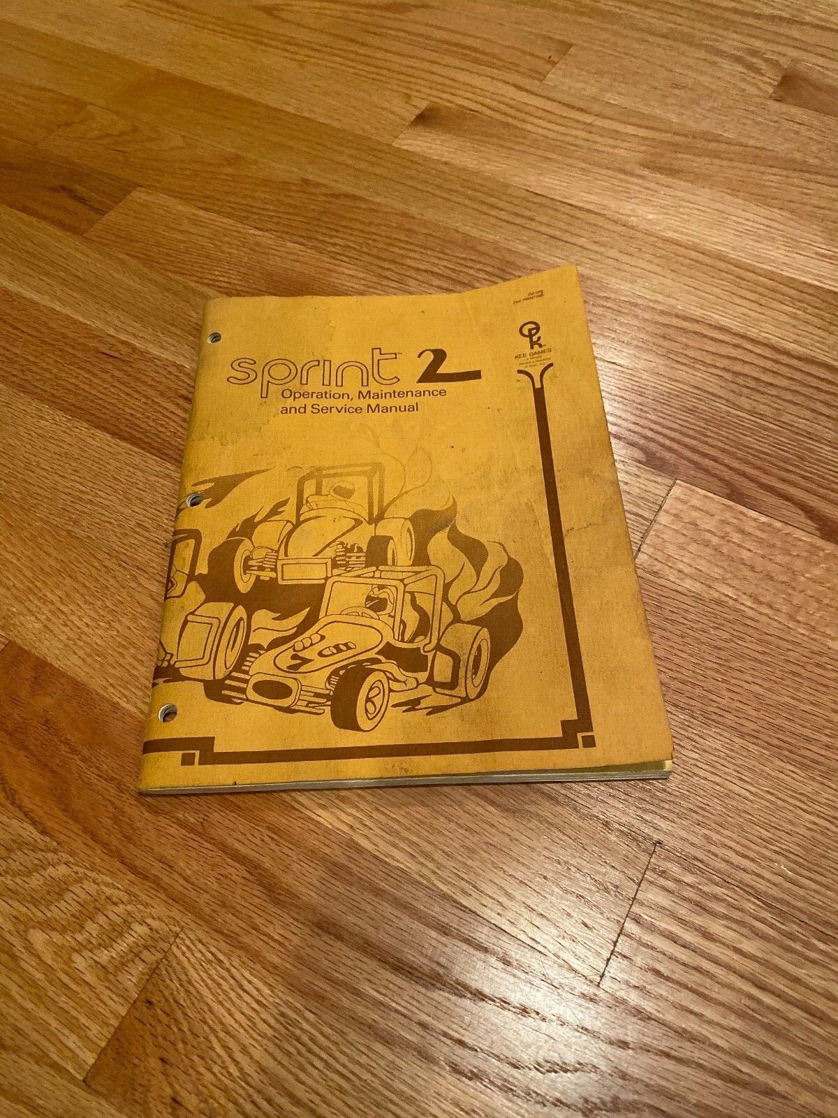 Sprint 2 Video Arcade Game Operation, Maintenance and Service Manual, Kee 1976