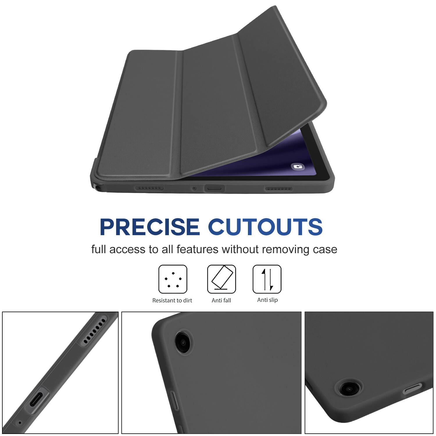 Case Cover For Samsung Galaxy Tab A9+ 2023 11" / Tempered Glass Screen Protector