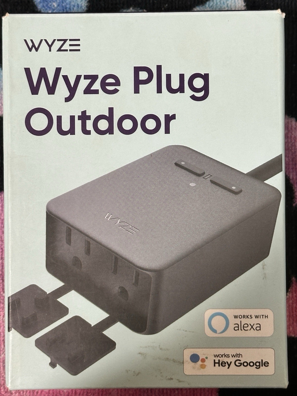 Wyze Plug Outdoor, Dual Outlets Energy Monitoring, IP64, 2.4GHz