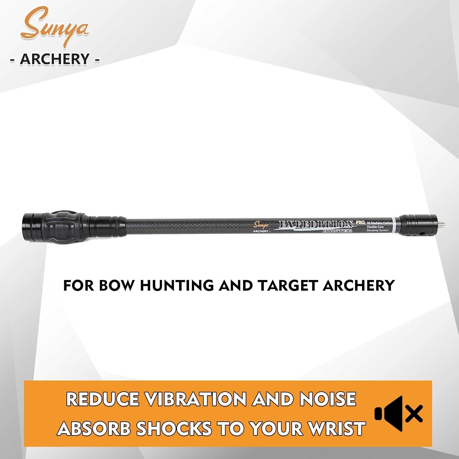 Archery Stabilizer Kit with Damping System, Weights Included