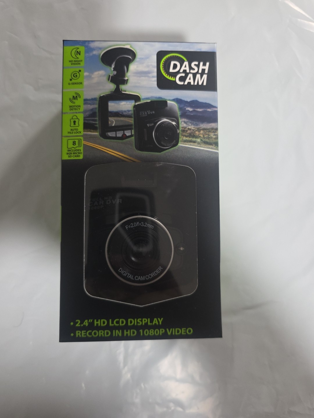Gadget Gear 1080p HD MicroSD Video Recorder Dash Cam