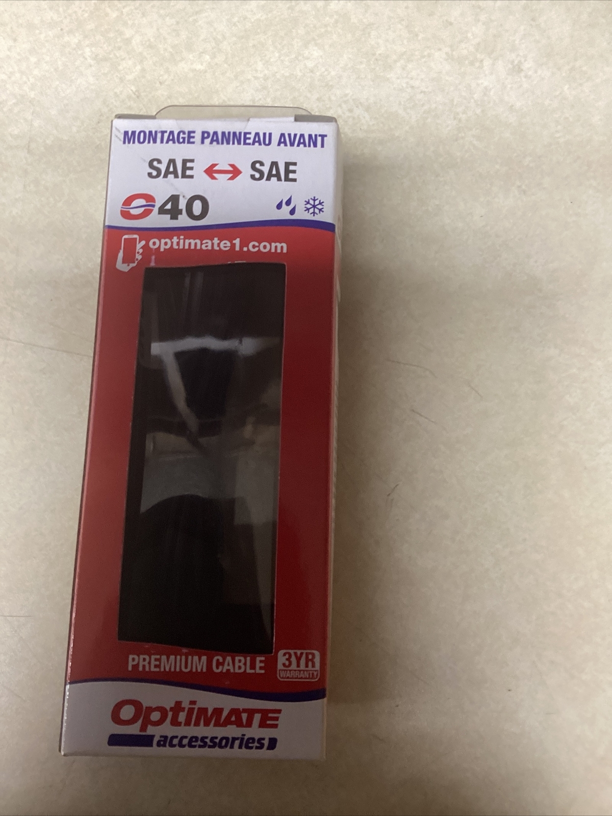 OptiMATE Cable O-40 Weatherproof SAE socket panel mount
