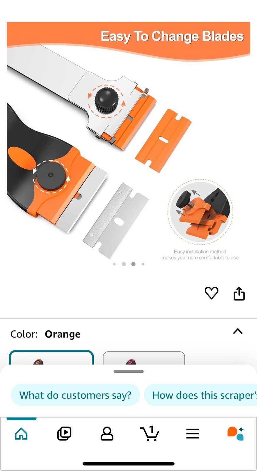 Razor Blade Scraper 2 Pcs Razor Scraper Tool For Removing Label Registration Sti