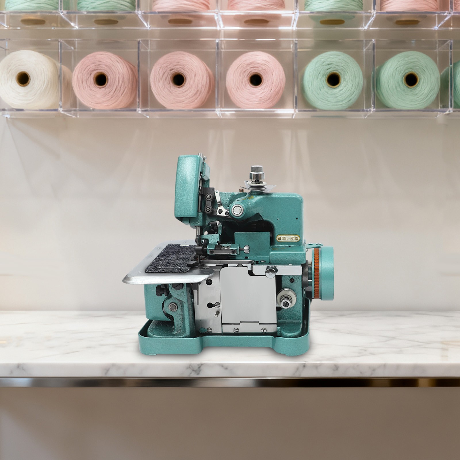 110V Green Overlock Machine, 150W Overlock Machine, Overedging Sewing Machine
