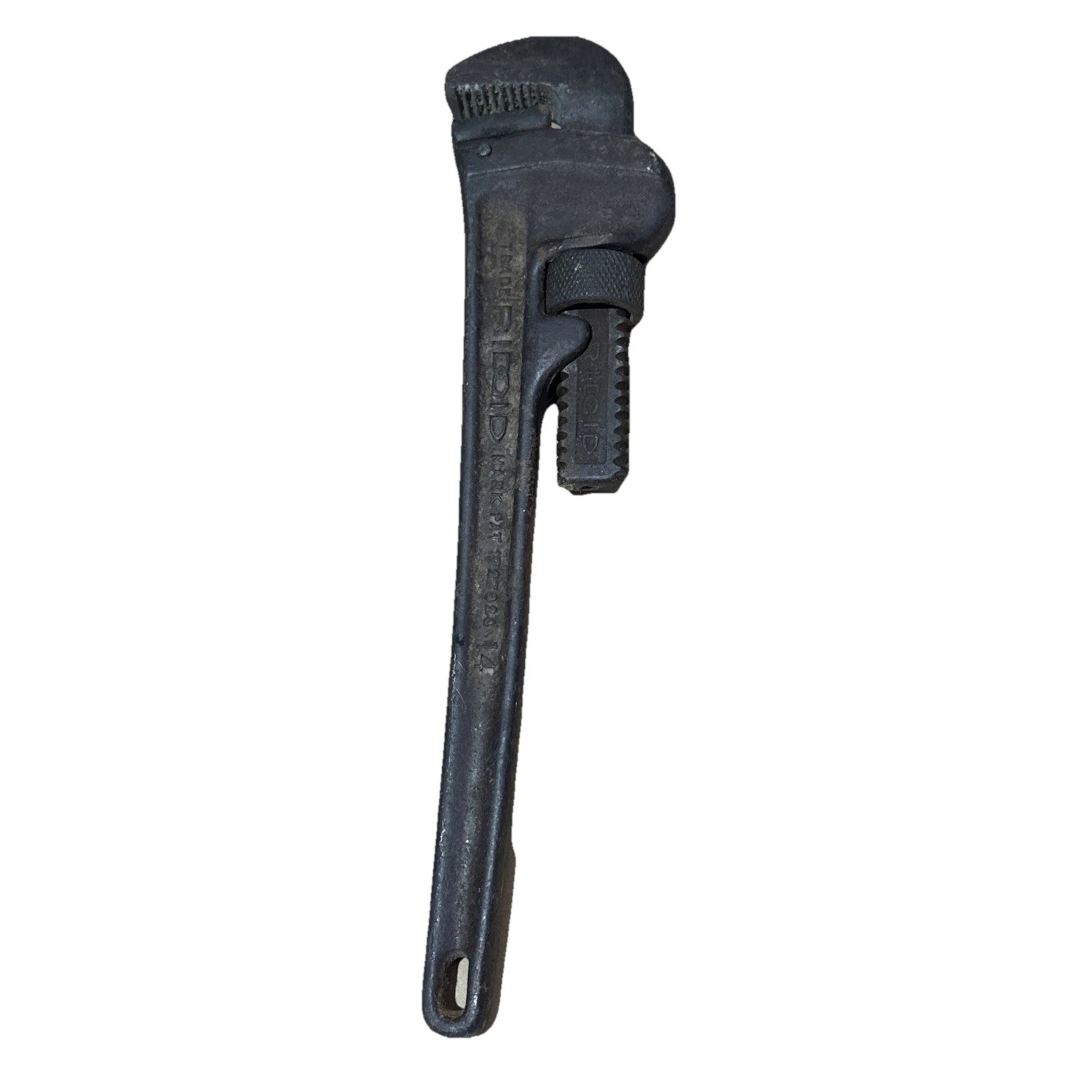 Vintage RIDGID 14 Inch Pipe Wrench Ridge Tool Co Elyria Ohio USA