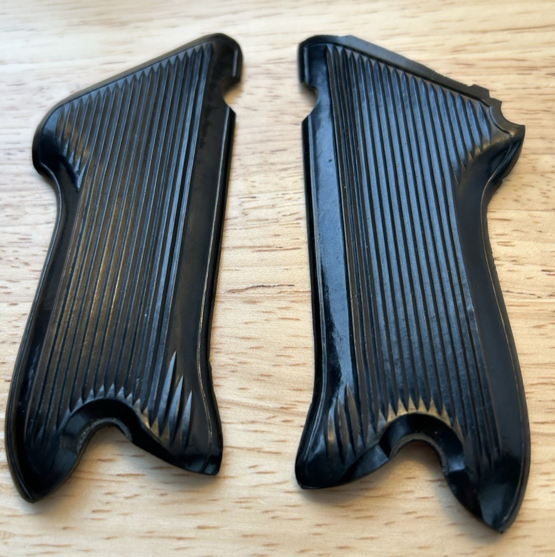 Luger East German Police Bakelite Black Grips