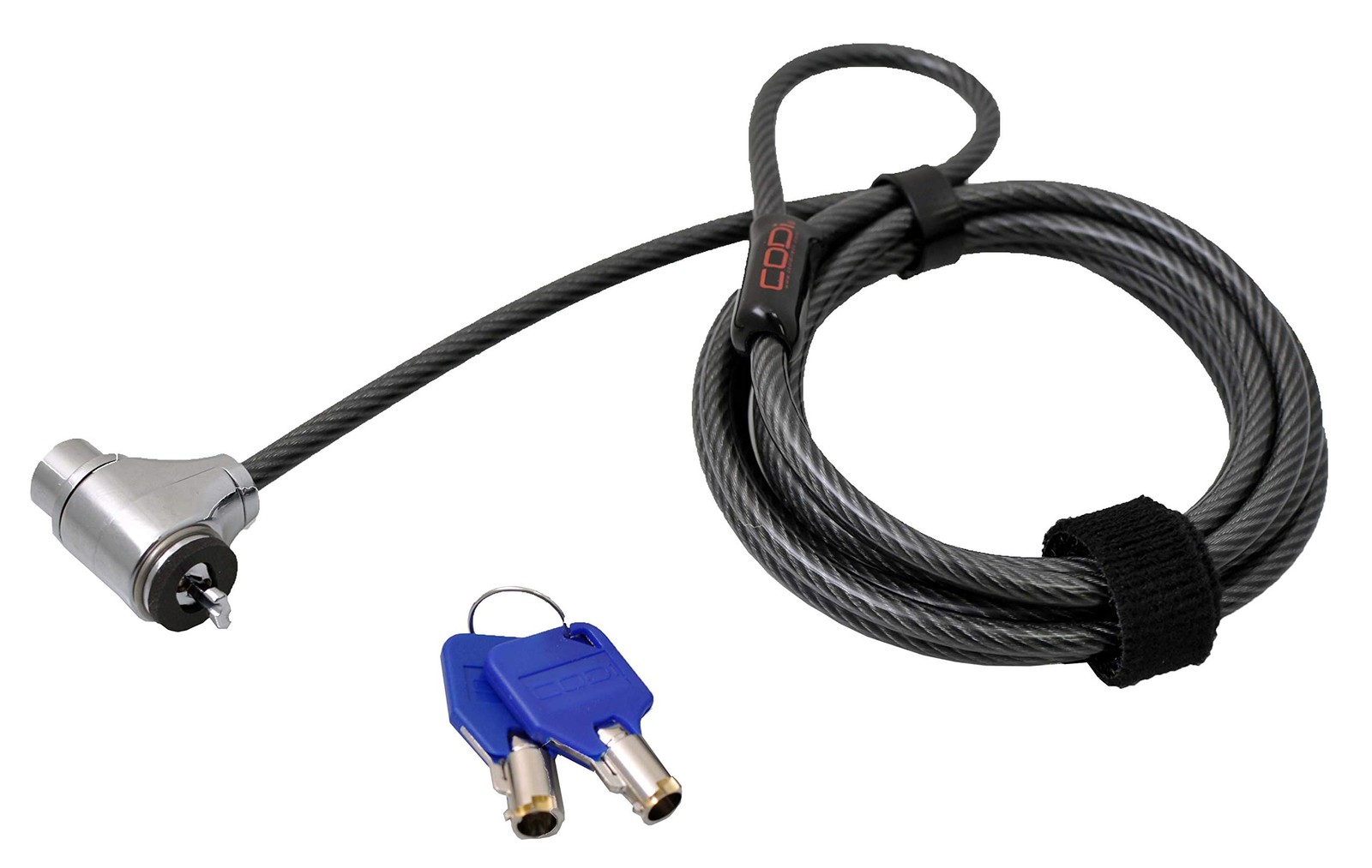 Key Cable Lock Black Integrated Security Solution Laptops Desktops Monitors