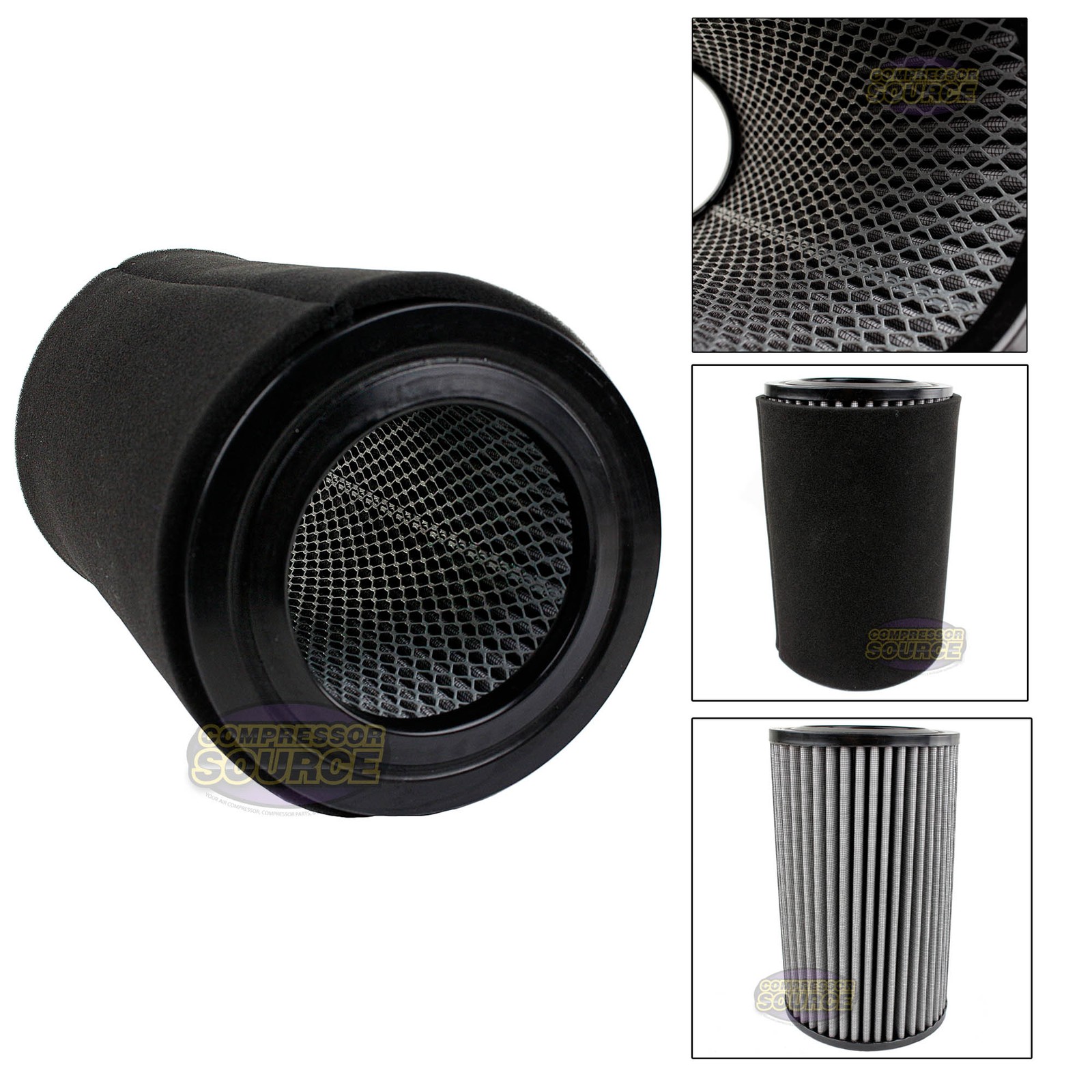P08208A Champions Replacement Intake Filter Polyester Element Pre Filter