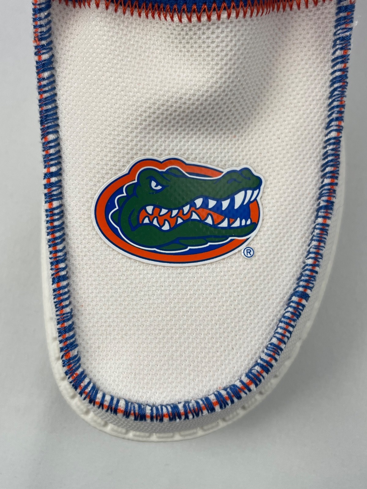 NEW Men’s Hey Dude UF Univ Florida GATORS blue orange 7 8 11 12 13 Wally shoe$75