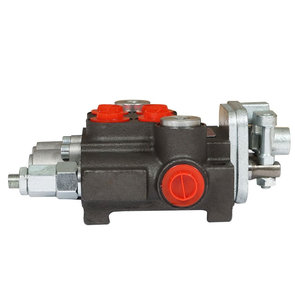 2Spool Hydraulic Joystick Control Valve 11 gpm Directional Double Control Valve