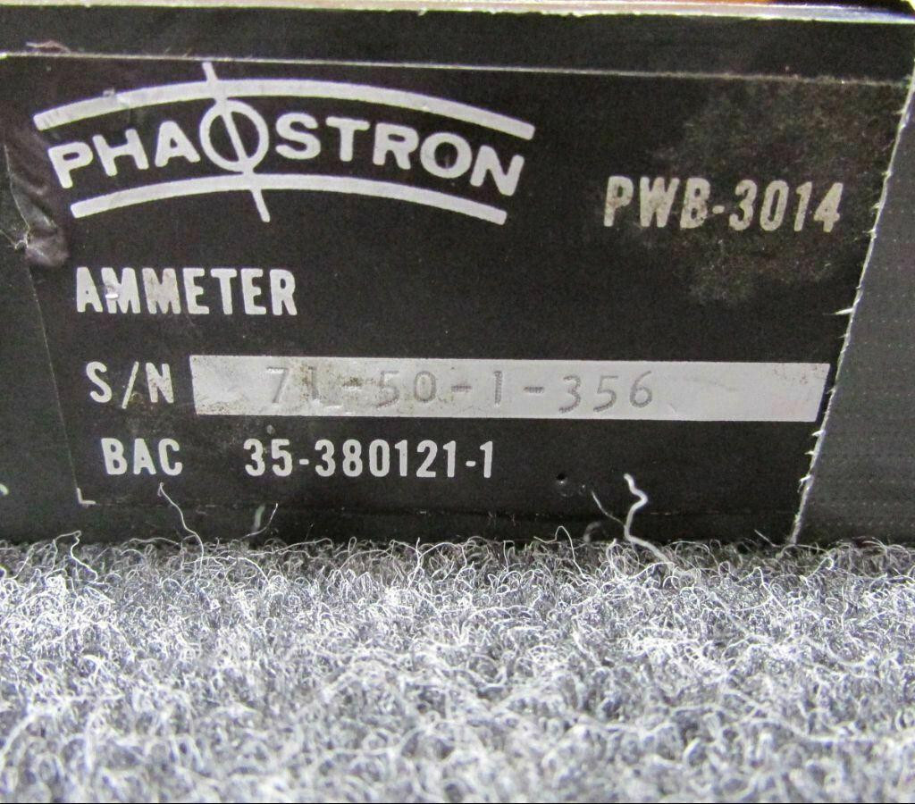 35-380121-1 (USE: PWB-3014) Phaostron Ammeter Indicator