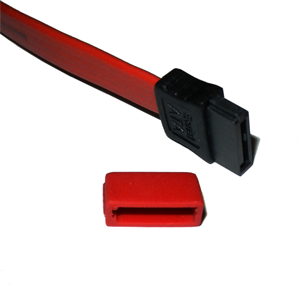 Lot of 20 Protective Covers for SATA Cable Assembly Connectors