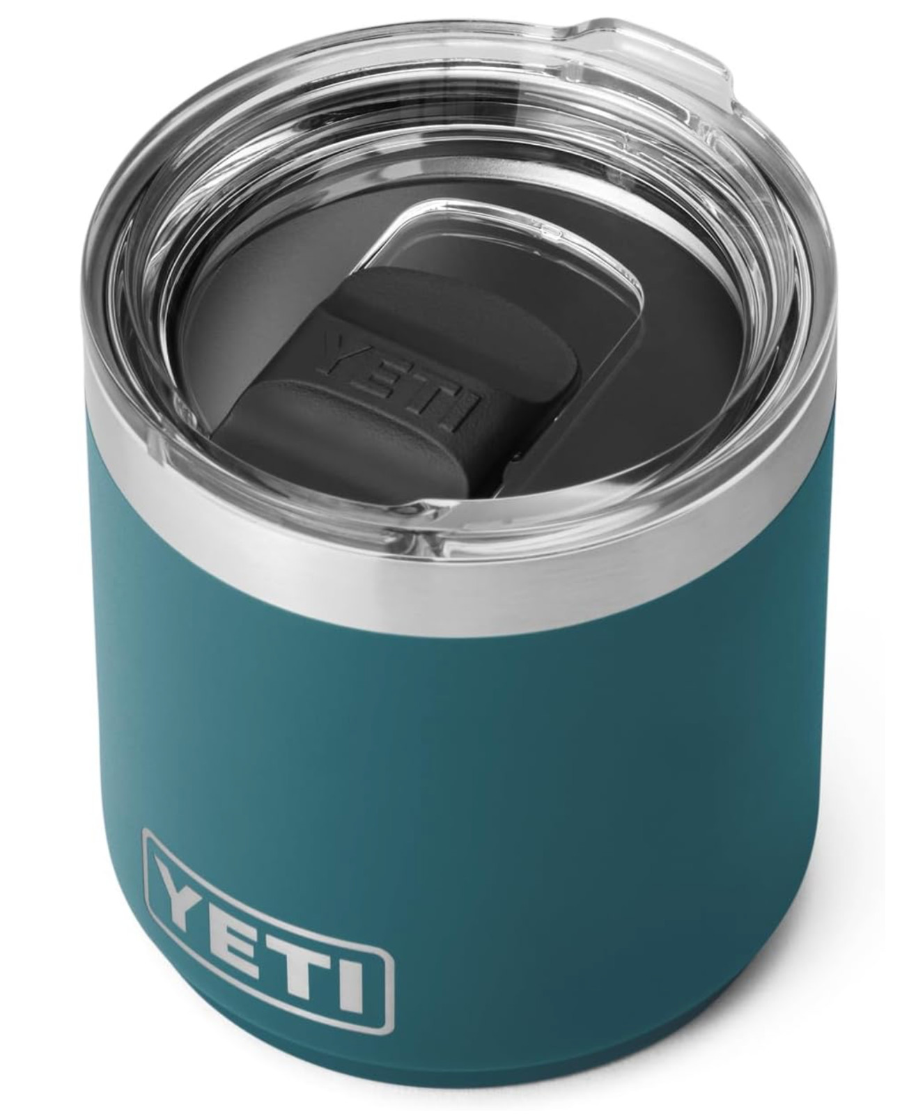 YETI Rambler 10oz Stackable Lowball 2.0 Vacuum Insulated&MagSlider Lid AgaveTeal