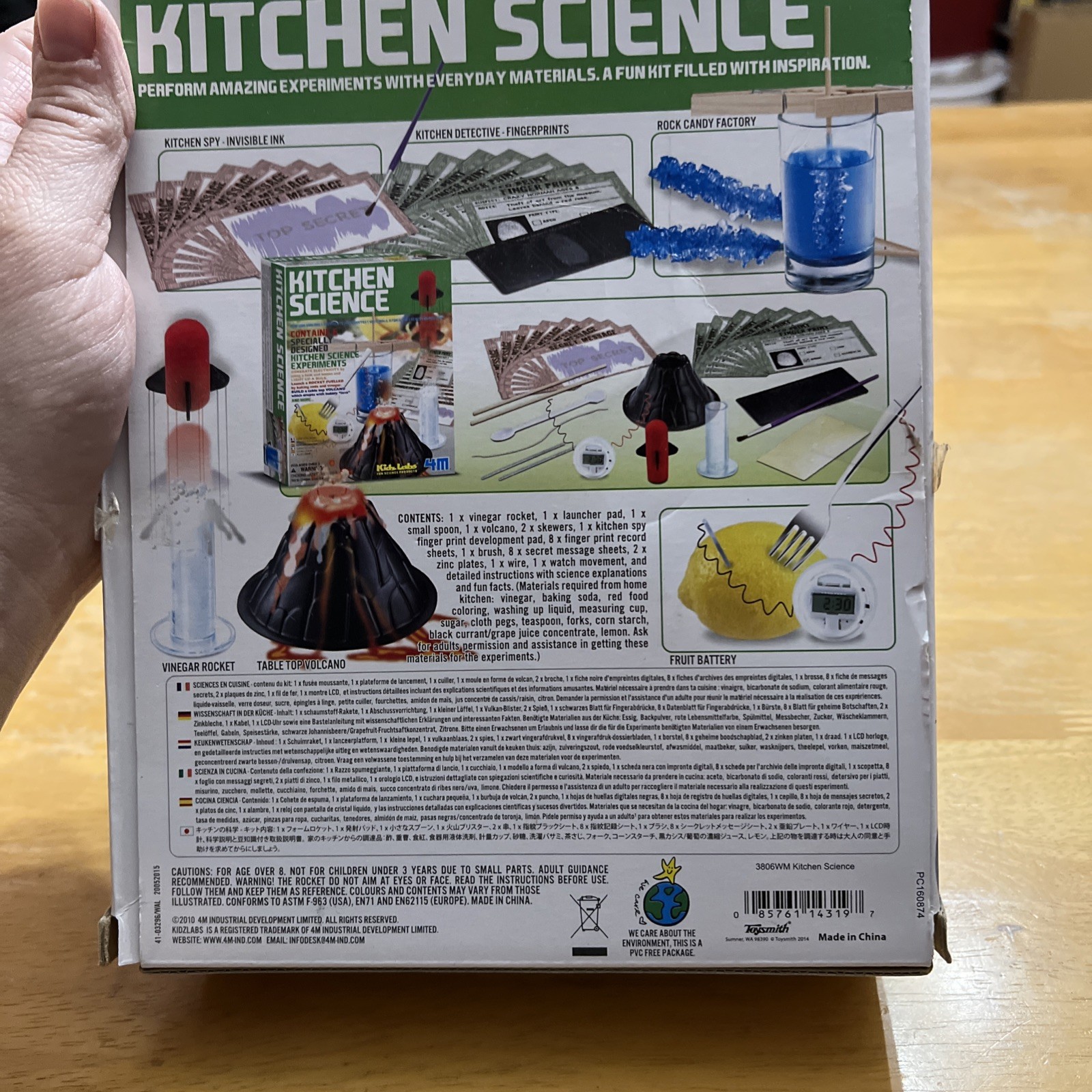 KIDZ LABS Kitchen Science Kit Fun Science Products NEW Open Box