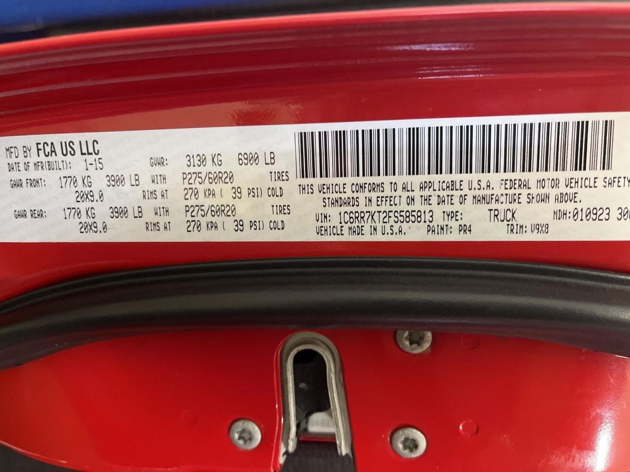 TDODR1500 2015 Air Shutter 1051156