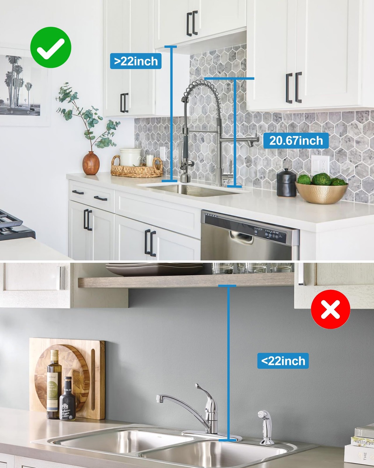 Fapully Commercial Single Handle Pull Down Sprayer Brushed Nickel Kitchen