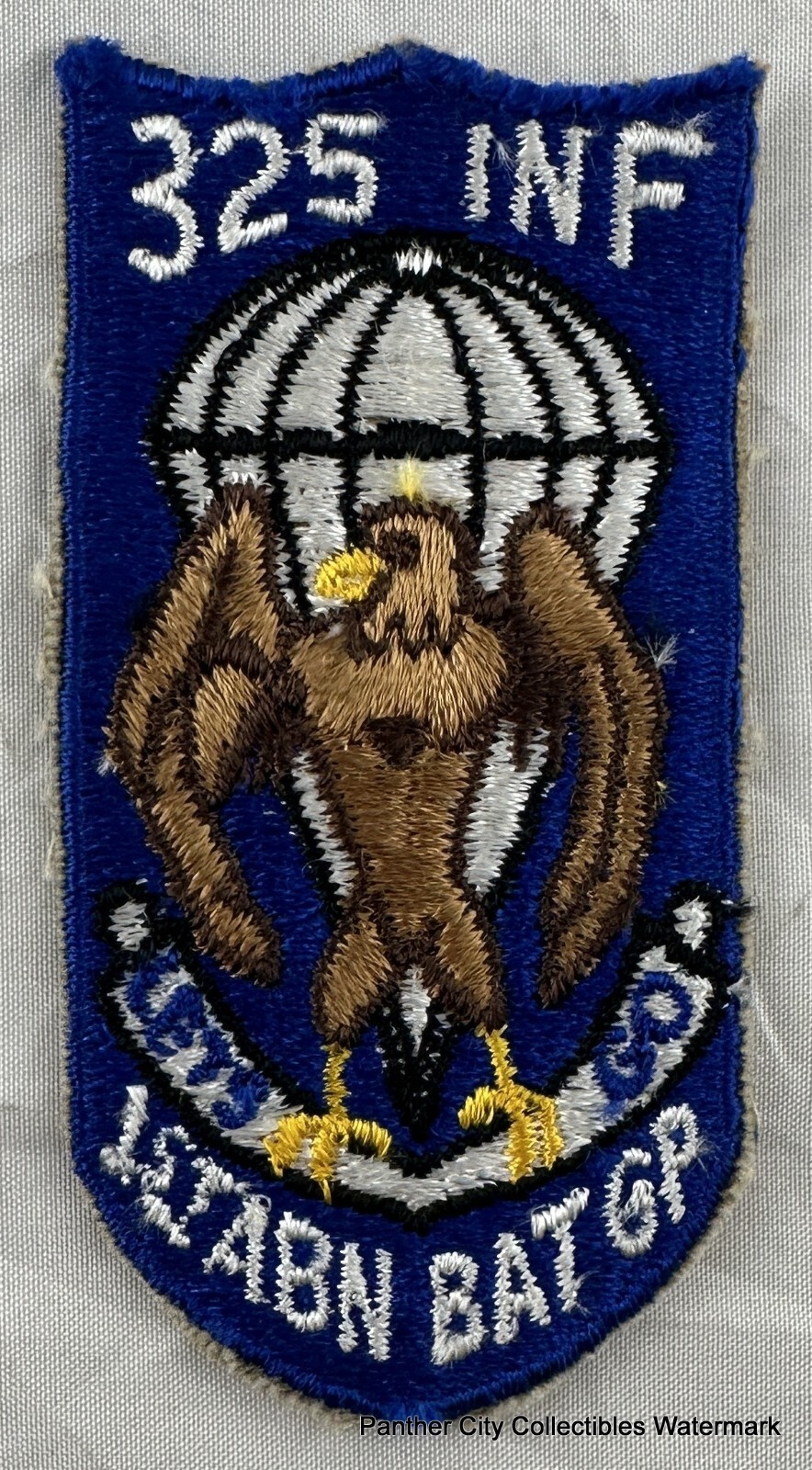 Vintage Estate Patch 325th Airborne Infantry 1st ABN Bat Group Paratrooper
