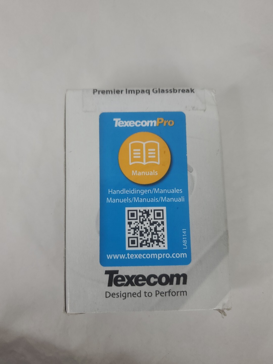Texecom Premier Impaq AEC-0001 Glass Break Detector Grade 2