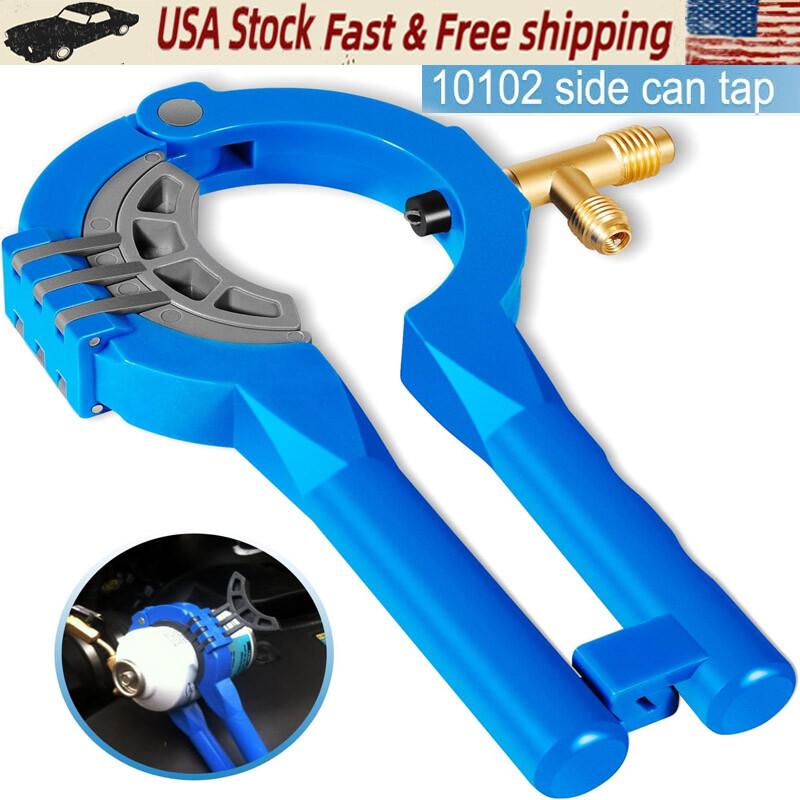 10102 Side Can Tap for Air Condition R12 R134A AC HVAC Manifold System and Oils