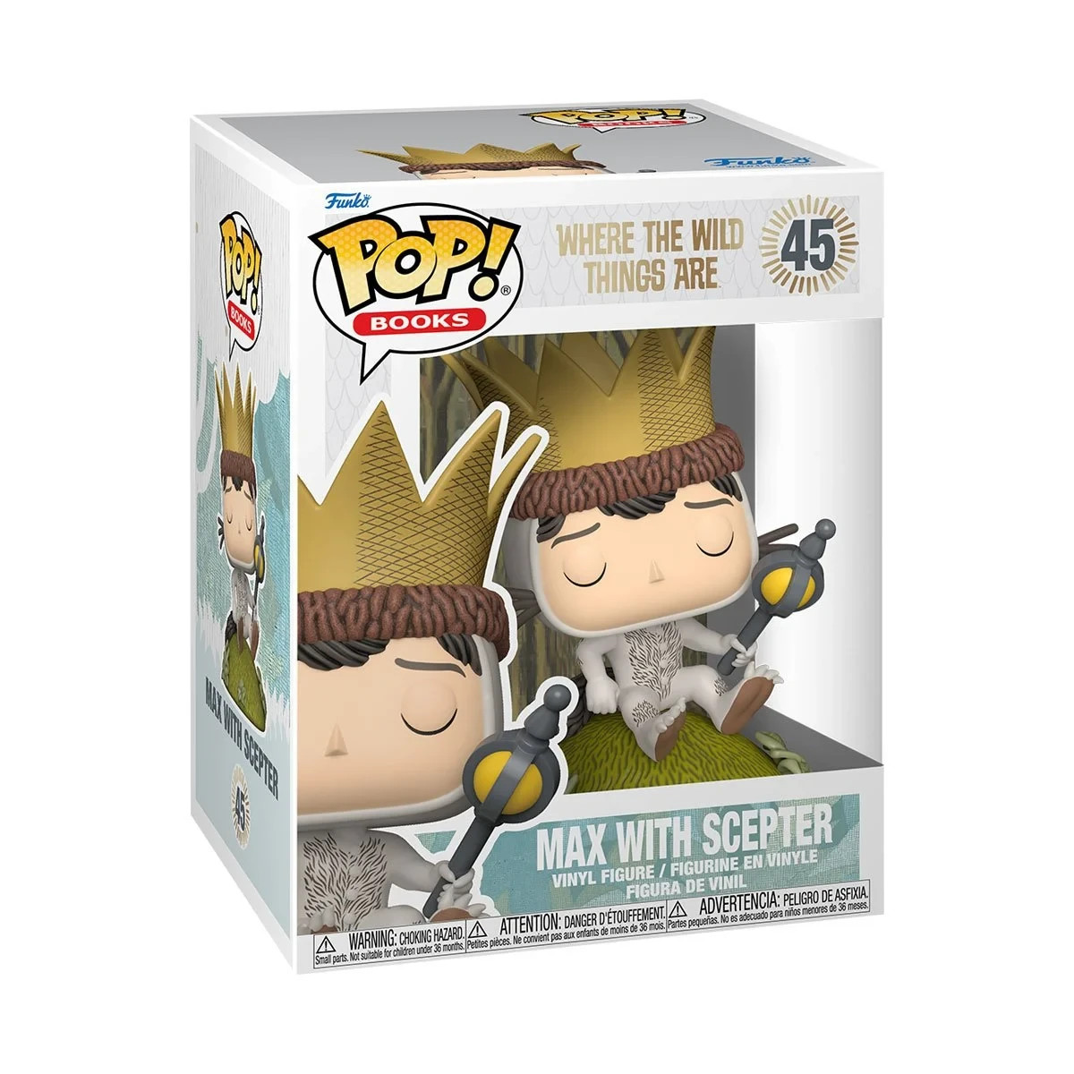 Funko Pop! 45 Max with Sceptor Where the Wild Things Are Premium Books New