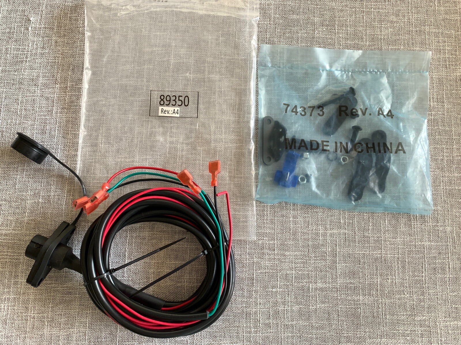 Warn Industries Service Kit Socket Harness 89350 , 74373 Rev. A4