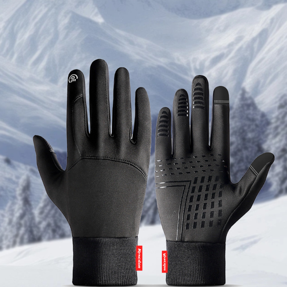 Winter Skiing Gloves Touch Screen Finger Non-Slip Windproof for Cycling Driving