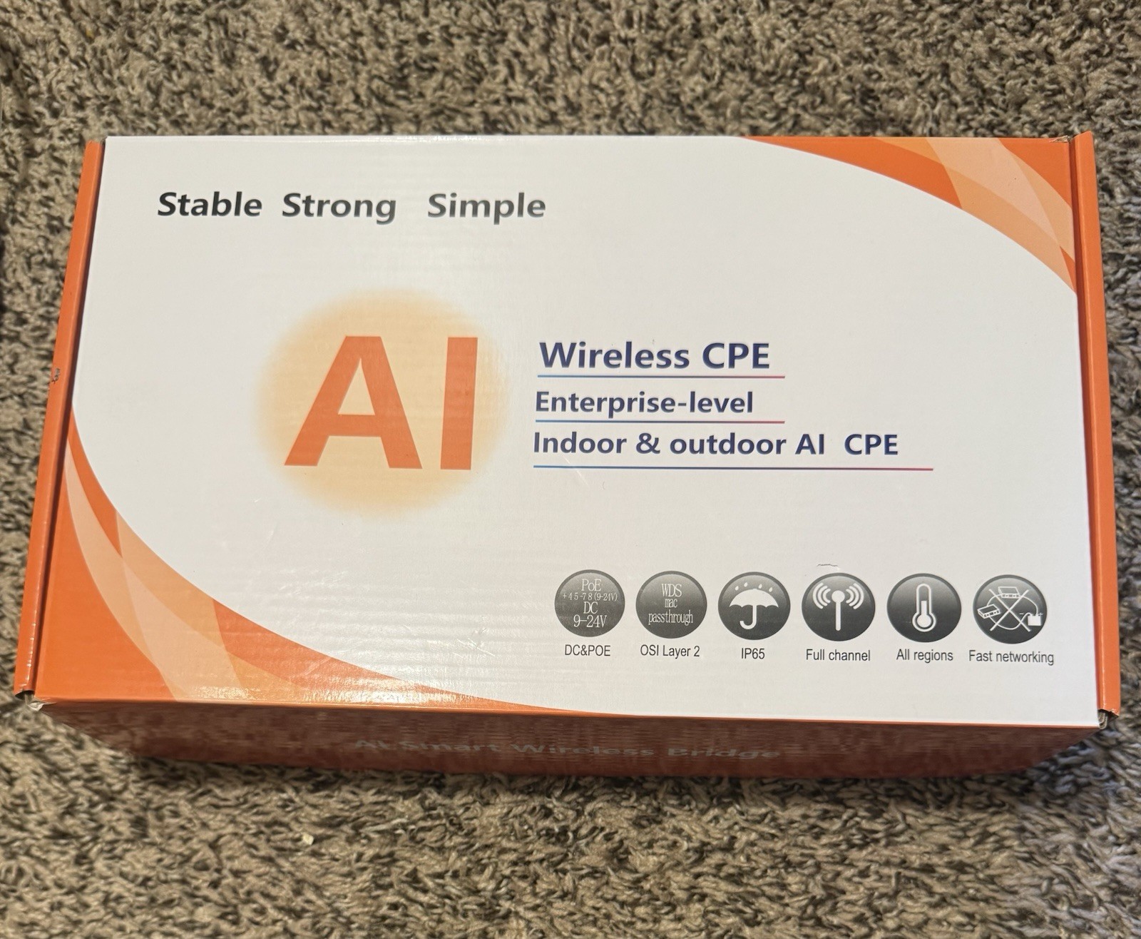 Adalov CPE365 Wireless Bridge AI Indoor/Outdoor Enterprise CPE